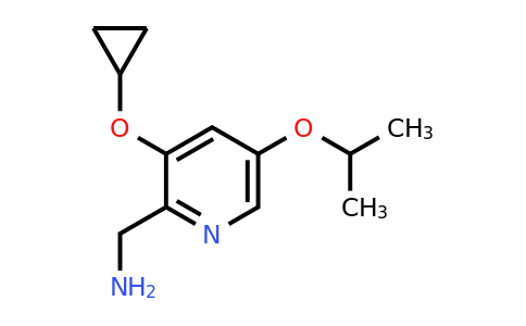 CAS 1243389-10-7 | (3-Cyclopropoxy-5-isopropoxypyridin-2-YL)methanamine