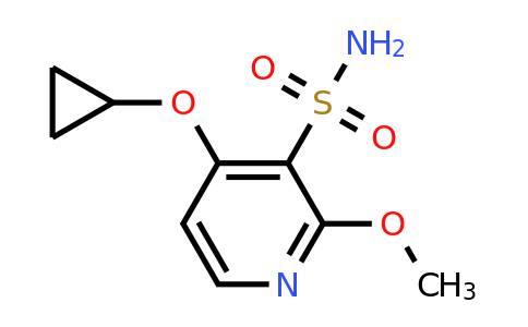 CAS 1243389-19-6 | 4-Cyclopropoxy-2-methoxypyridine-3-sulfonamide