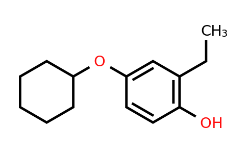 CAS 1243389-22-1 | 4-(Cyclohexyloxy)-2-ethylphenol