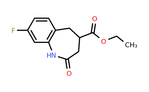 CAS 1243389-23-2 | Ethyl 8-fluoro-2-oxo-2,3,4,5-tetrahydro-1H-benzo[B]azepine-4-carboxylate