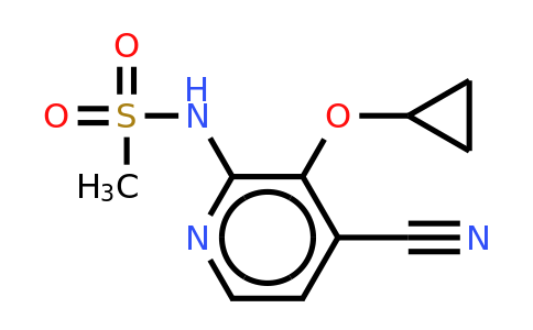 CAS 1243389-30-1 | N-(4-cyano-3-cyclopropoxypyridin-2-YL)methanesulfonamide