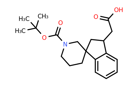 CAS 1243389-32-3 | 2-(1'-(Tert-butoxycarbonyl)-2,3-dihydrospiro[indene-1,3'-piperidine]-3-YL)acetic acid