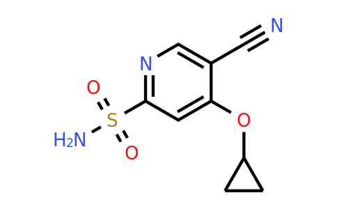 CAS 1243389-33-4 | 5-Cyano-4-cyclopropoxypyridine-2-sulfonamide