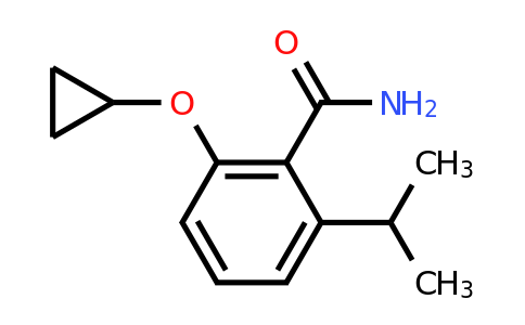 CAS 1243389-38-9 | 2-Cyclopropoxy-6-isopropylbenzamide