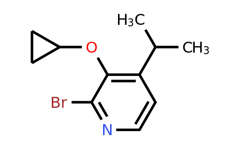 CAS 1243389-44-7 | 2-Bromo-3-cyclopropoxy-4-(propan-2-YL)pyridine