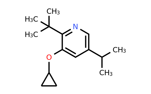 CAS 1243389-49-2 | 2-Tert-butyl-3-cyclopropoxy-5-isopropylpyridine