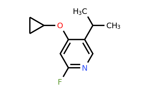 CAS 1243389-53-8 | 4-Cyclopropoxy-2-fluoro-5-(propan-2-YL)pyridine