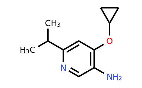 CAS 1243389-58-3 | 4-Cyclopropoxy-6-(propan-2-YL)pyridin-3-amine