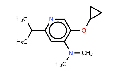 CAS 1243389-69-6 | 5-Cyclopropoxy-2-isopropyl-N,n-dimethylpyridin-4-amine