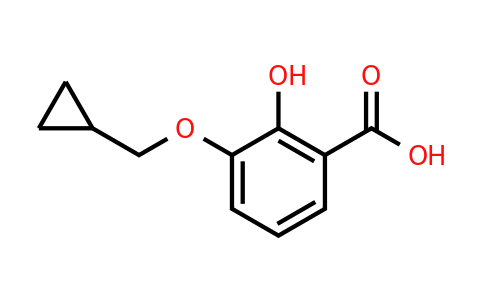 CAS 1243389-74-3 | 3-(Cyclopropylmethoxy)-2-hydroxybenzoic acid