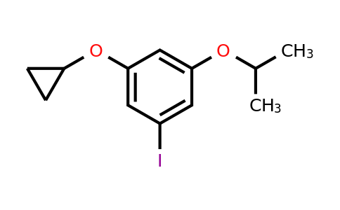 CAS 1243389-77-6 | 1-Cyclopropoxy-3-iodo-5-isopropoxybenzene