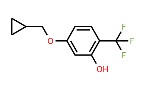 CAS 1243389-80-1 | 5-(Cyclopropylmethoxy)-2-(trifluoromethyl)phenol