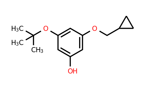 CAS 1243389-83-4 | 3-Tert-butoxy-5-(cyclopropylmethoxy)phenol