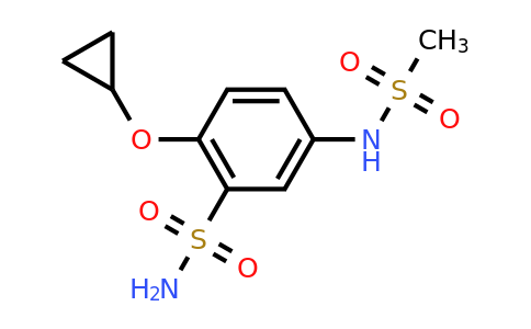 CAS 1243389-86-7 | 2-Cyclopropoxy-5-(methylsulfonamido)benzenesulfonamide