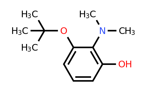 CAS 1243389-88-9 | 3-Tert-butoxy-2-(dimethylamino)phenol