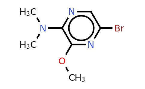 CAS 1243389-92-5 | 5-Bromo-3-methoxy-N,n-dimethylpyrazin-2-amine