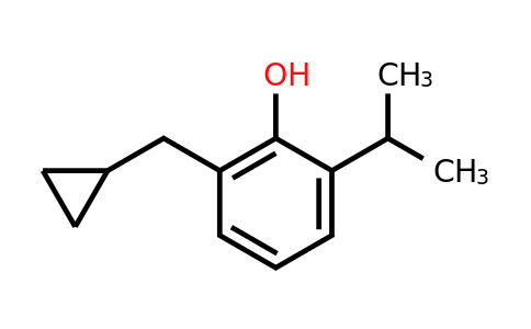 CAS 1243389-95-8 | 2-(Cyclopropylmethyl)-6-(propan-2-YL)phenol
