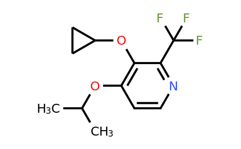 CAS 1243390-11-5 | 3-Cyclopropoxy-4-isopropoxy-2-(trifluoromethyl)pyridine