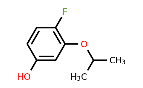 CAS 1243390-16-0 | 4-Fluoro-3-(propan-2-yloxy)phenol