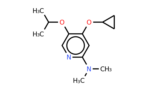 CAS 1243390-23-9 | 4-Cyclopropoxy-5-isopropoxy-N,n-dimethylpyridin-2-amine
