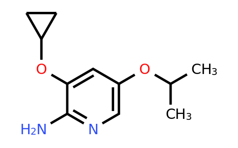 CAS 1243390-33-1 | 3-Cyclopropoxy-5-isopropoxypyridin-2-amine