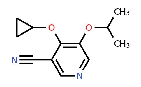 CAS 1243390-38-6 | 4-Cyclopropoxy-5-isopropoxynicotinonitrile