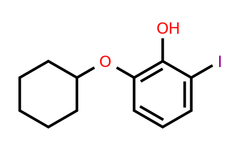 CAS 1243390-39-7 | 2-(Cyclohexyloxy)-6-iodophenol