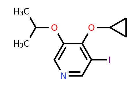 CAS 1243390-44-4 | 4-Cyclopropoxy-3-iodo-5-isopropoxypyridine