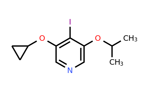 CAS 1243390-48-8 | 3-Cyclopropoxy-4-iodo-5-isopropoxypyridine