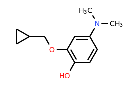 CAS 1243390-50-2 | 2-(Cyclopropylmethoxy)-4-(dimethylamino)phenol