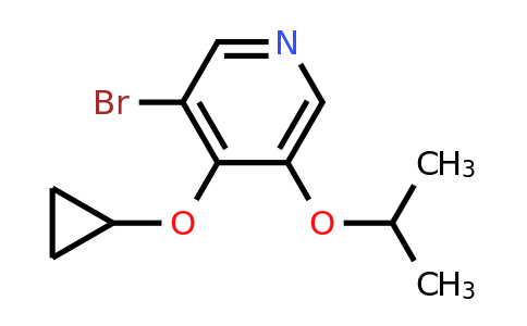 CAS 1243390-52-4 | 3-Bromo-4-cyclopropoxy-5-isopropoxypyridine