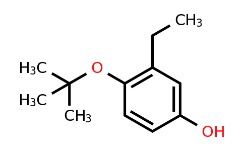 CAS 1243390-53-5 | 4-(Tert-butoxy)-3-ethylphenol