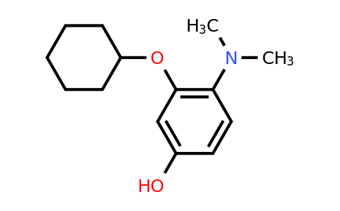 CAS 1243390-57-9 | 3-(Cyclohexyloxy)-4-(dimethylamino)phenol
