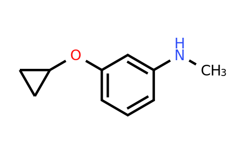 CAS 1243390-61-5 | 3-Cyclopropoxy-N-methylaniline