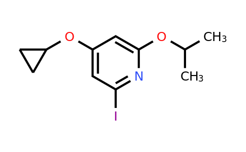 CAS 1243390-62-6 | 4-Cyclopropoxy-2-iodo-6-isopropoxypyridine