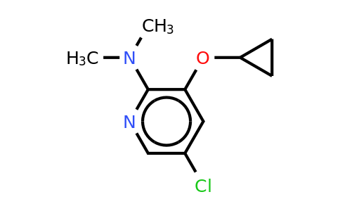 CAS 1243390-63-7 | 5-Chloro-3-cyclopropoxy-N,n-dimethylpyridin-2-amine