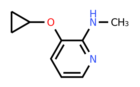 CAS 1243390-64-8 | 3-Cyclopropoxy-N-methylpyridin-2-amine