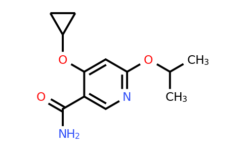 CAS 1243390-67-1 | 4-Cyclopropoxy-6-isopropoxynicotinamide