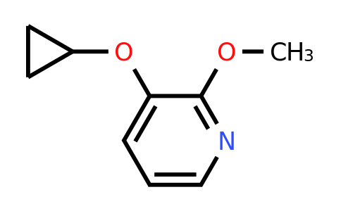CAS 1243390-68-2 | 3-Cyclopropoxy-2-methoxypyridine