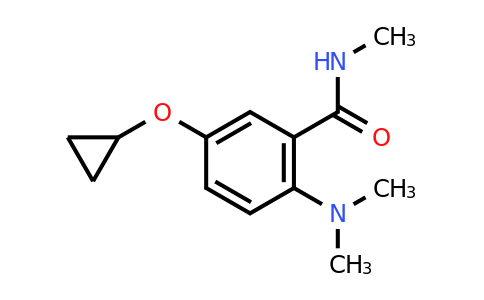 CAS 1243390-70-6 | 5-Cyclopropoxy-2-(dimethylamino)-N-methylbenzamide