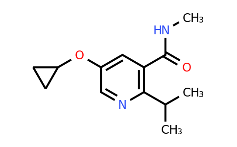 CAS 1243390-73-9 | 5-Cyclopropoxy-2-isopropyl-N-methylnicotinamide