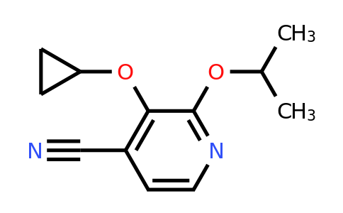 CAS 1243390-74-0 | 3-Cyclopropoxy-2-isopropoxyisonicotinonitrile