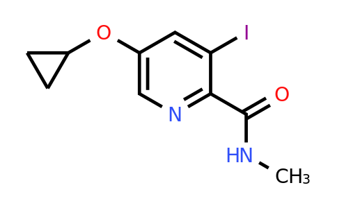 CAS 1243390-81-9 | 5-Cyclopropoxy-3-iodo-N-methylpicolinamide