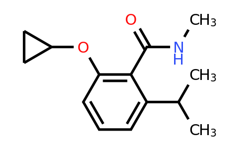 CAS 1243390-82-0 | 2-Cyclopropoxy-6-isopropyl-N-methylbenzamide