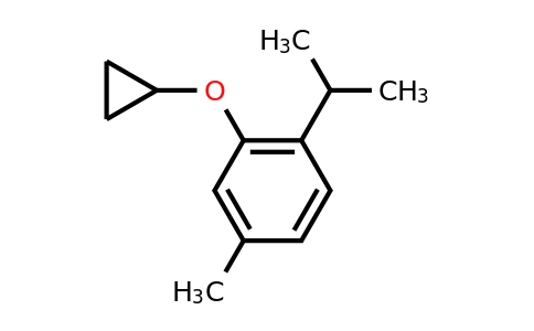 CAS 1243390-88-6 | 2-Cyclopropoxy-1-isopropyl-4-methylbenzene