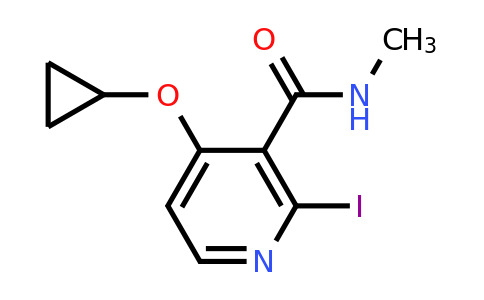 CAS 1243390-93-3 | 4-Cyclopropoxy-2-iodo-N-methylnicotinamide