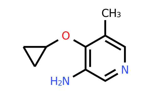 CAS 1243390-95-5 | 4-Cyclopropoxy-5-methylpyridin-3-amine