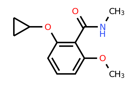CAS 1243390-96-6 | 2-Cyclopropoxy-6-methoxy-N-methylbenzamide