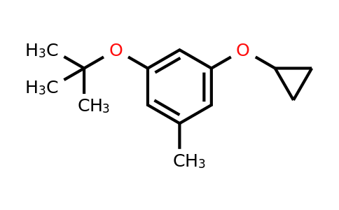 CAS 1243391-02-7 | 1-Tert-butoxy-3-cyclopropoxy-5-methylbenzene