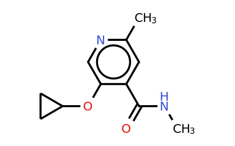 CAS 1243391-05-0 | 5-Cyclopropoxy-N,2-dimethylisonicotinamide